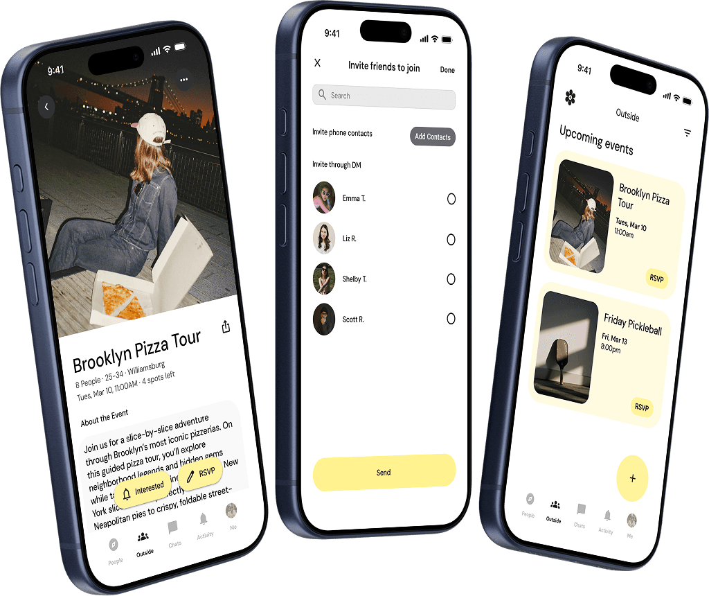 Bumble BFF — friend-finding events